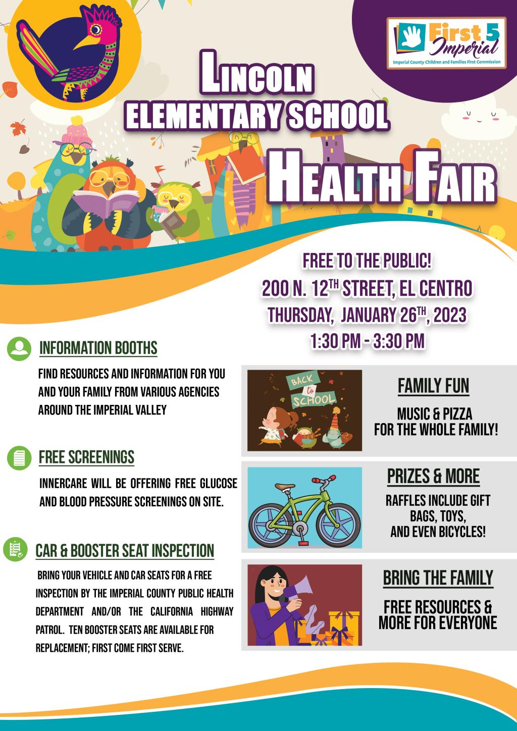 El Centro First Five Health Fair - Imperial County Public Health Department
