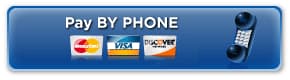 blue button displaying Pay BY PHONE with the Mastercard, Visa and Discover logo below, and a handset off to the right